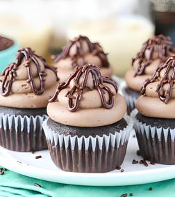 Rich Fudge Cupcakes