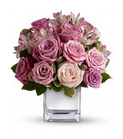 Rose Rendezvous Bouquet, Pink