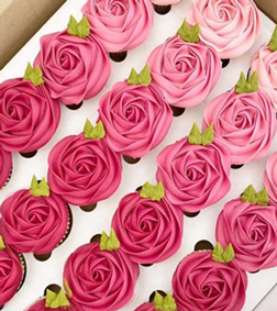 Rose Fantasy Cupcakes