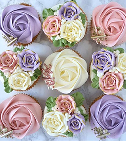 Rosy Delight Cupcakes