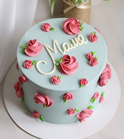 Rosy Mother's Day Cake