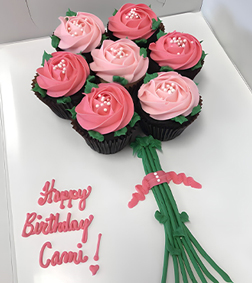 Rosy Cupcake Surprise