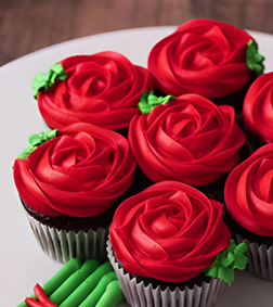 Rosy Rapture Cupcakes