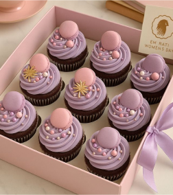Royal Violet Cupcakes