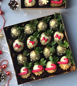 Santa's Choco Dipped Strawberries