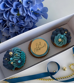 Sapphire Eid Cupcakes