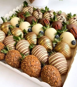 Savory Blend Dipped Strawberries
