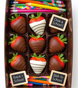 School is Back Dipped Strawberries