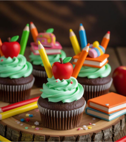 School is Fun Cupcakes