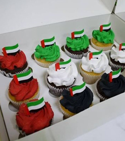 Shades of UAE Cupcakes