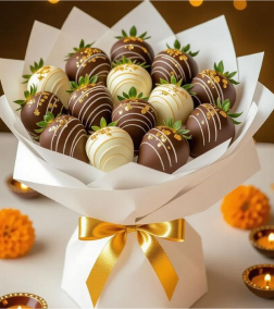 Simply Gorgeous Strawberry Bouquet