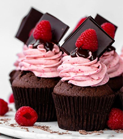 Slice of Chocolate 9 Cupcakes, Birthday