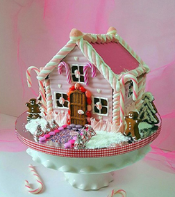 Snowy Wonder Gingerbread House