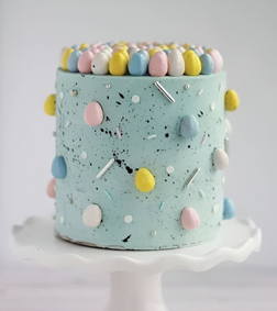 Speckled Joy Easter Cake
