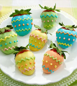 Springtime Dipped Strawberries