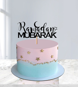 Starry Ramadan Mubarak Cake, Ramadan Gifts