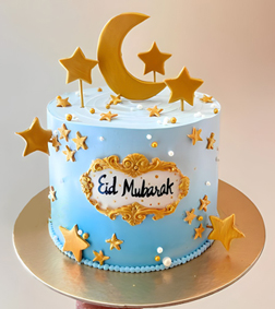 Stellar Eid Mubarak Cake