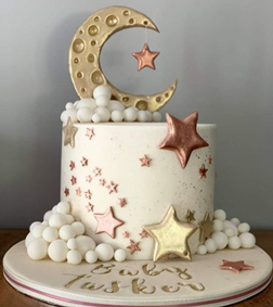 Stellar Starry White Cake