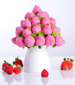 Strawberries in Full Bloom