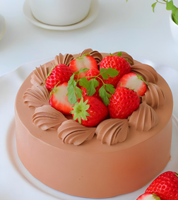 Strawberry Chocolate Cake