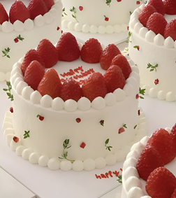 Strawberry White Cake