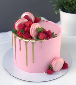 Strawberry Blush Cake