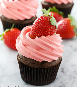 Strawberry Joy Cupcakes