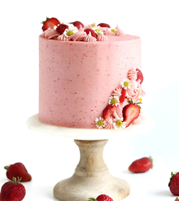 Strawberry Jubilee Cake