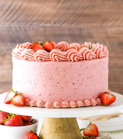 Strawberry Magic Cake