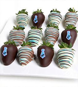 Stylish Father's Day Dipped Strawberries