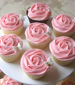 Subtle Pink Cupcakes