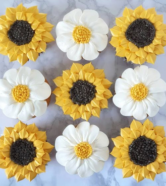 Summer Bloom Cupcakes