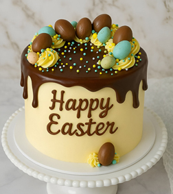 Sunshine Drip Easter Cake