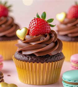 Sweet Berry Cupcakes