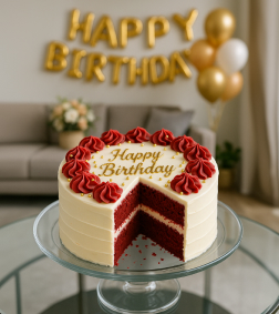 The Scarlet Slice Cake