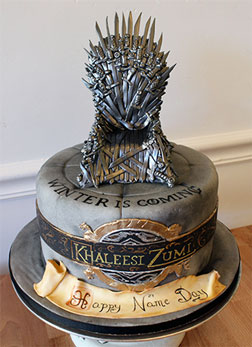 Iron Throne Cake