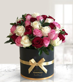 Time to Celebrate Hatbox, Flowers