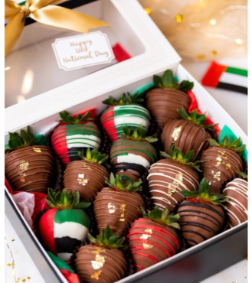 UAE Jubilee Dipped Strawberries