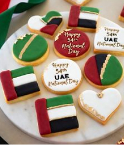 UAE Spirit Crest Cookies