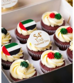 UAE Spirit Crest Cupcakes