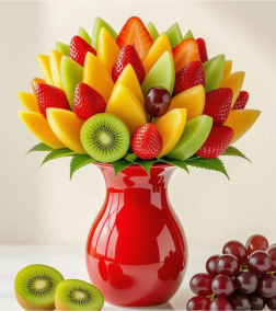 Vibrant Orchard Fruit Bouquet