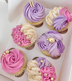 Whimsical Puffs Cupcakes