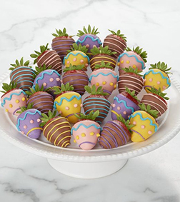 Whimsy Egg Dipped Strawberries