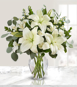 White Lily Bouquet