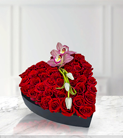 With All My Heart Rose Arrangement, Luxury Collection
