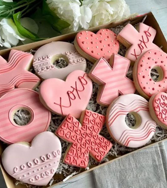 XOXO Valentine's Day Cookies