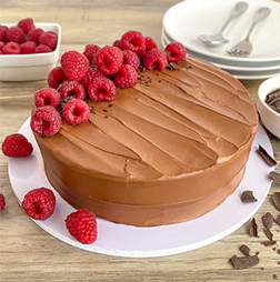 Raspberry Chocolate Mousse Cake