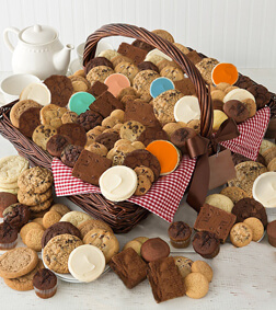 Gourmet Extravagance Gift Basket, Cookies & Brownies