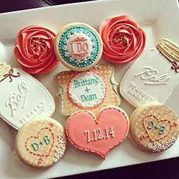 Classy Anniversary Cookies