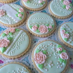 Sweet Elegance Floral Cookies
